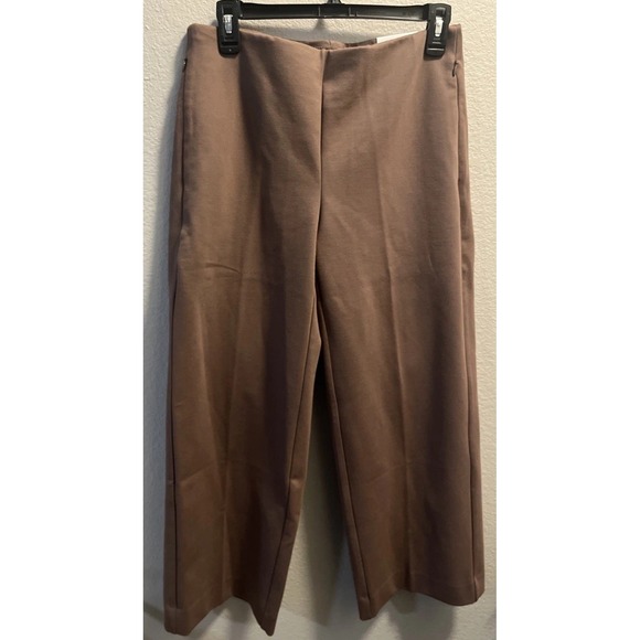 Chico's Pants - NWT Chicos Juliet Wide Leg Crop So Slimming Pants Brown US 4R